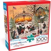 image:imageBuffalo Games Charles Wysocki  A Christmas Greeting  1000 Piece Jigsaw Puzzle  2675 x 1975 In Poster Included  Relaxing Adult Jigsaw Puzzles  Precision Cut Pieces  Colorful Artwork