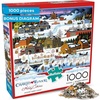 image:imageBuffalo Games Charles Wysocki Hickory Haven Canal 1000Piece Jigsaw Puzzle  Rectangular Portable Age 14 amp Up  PrecisionCut Pieces  Poster Included  Adult Jigsaw Puzzles1000