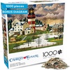 image:imageBuffalo Games Charles Wysocki Twilight Sentinel 1000 Piece Jigsaw Puzzle  Multicolor Rectangular 2675 x 1975 in  Lighthouse Twilight Scene  Poster Included  1000 Piece Puzzle for Adults