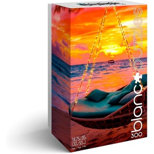 image:imageBlanc Buffalo Games  blanc  Diego PH  Maldives Sunset  300 Piece Jigsaw Puzzle for Adults Challenging Puzzle Perfect for Game Nights  Finished Size is 2125 x 1500