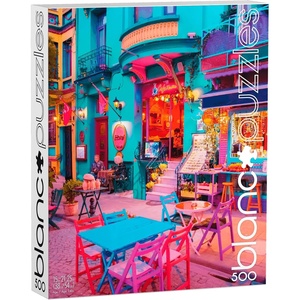 image:imageBlanc Buffalo Games  delafuente blanc  Sultanahmet Neighborhood  500 Piece Jigsaw Puzzle for Adults Challenging Puzzle Perfect for Game Nights  Finished Size is 2125 x 1500