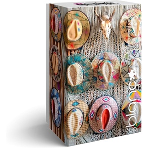 image:imageBuffalo Games  Anika Pannu blanc  Hats of Mexico  300 Piece Jigsaw Puzzle for Adults Challenging Puzzle Perfect for Game Nights  Finished Size is 2125 x 1500