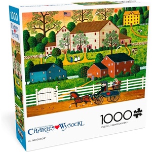 image:imageBuffalo Games  Charles Wysocki  Hi Neighbor  1000 Piece Jigsaw Puzzle For Adults  Challenging Puzzle Perfect for Game Nights  Finished Puzzle Size is 2675 x 1975