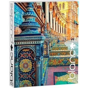 image:imageBuffalo Games  SerenTripidy  blanc  Spanish Tiles  500 Piece Jigsaw Puzzle For Adults  Challenging Puzzle Perfect for Game Nights  Colorful Puzzles  PrecisionCut Pieces