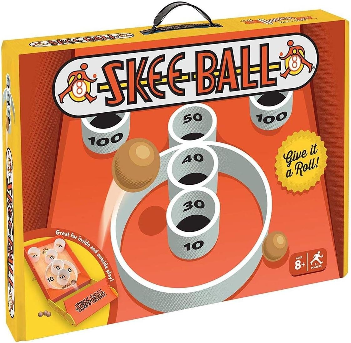 image:imageBuffalo Games SkeeBall  PortableSized Classic Arcade Roll and Score Game for Kids Adults amp Families  Play Outdoor or Indoor