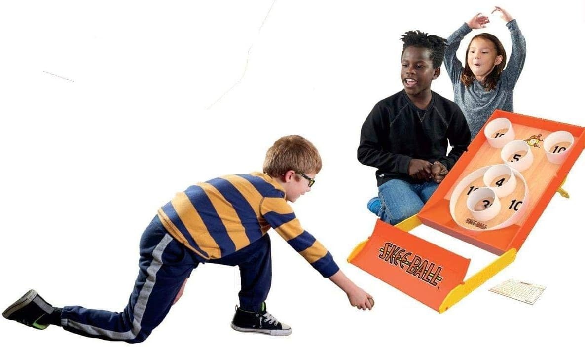 image:imageBuffalo Games SkeeBall  PortableSized Classic Arcade Roll and Score Game for Kids Adults amp Families  Play Outdoor or Indoor