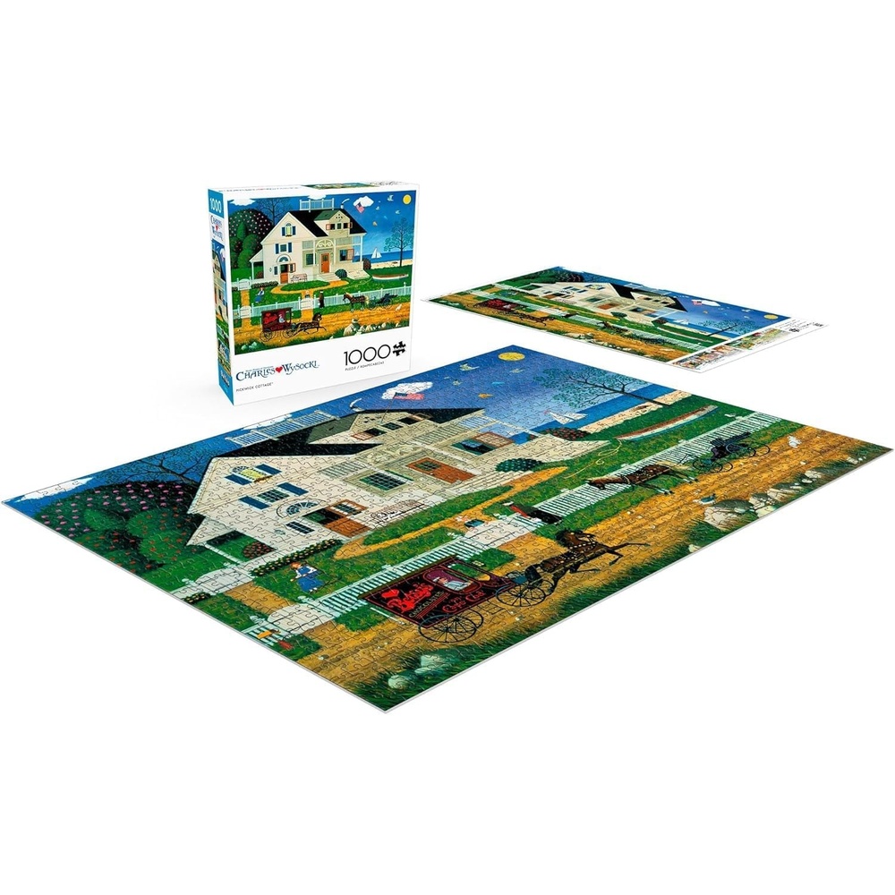 image:imageBuffalo Games  Charles Wysocki  Pickwick Cottage  1000 Piece Jigsaw Puzzle for Adults Challenging Puzzle Perfect for Game Nights  Finished Size is 2675 x 1975