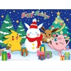 image:imageBuffalo  100 Piece Pokemon Happy Holidays Jigsaw Puzzle  Christmas and Holiday Winter Scene Puzzles for Kids