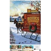 image:imageBuffalo Games  300 Piece Charles Wysocki Jigsaw Puzzle  Holiday Sleigh and Book Themed Puzzle  Great for Adults and Families