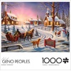 image:imageBuffalo Games  Art of Geno Peoples  1000 Piece Christmas Jigsaw Puzzle  Festive Holiday Puzzle for Adults  PrecisionCut Pieces Winter Artwork and Hours of Relaxing Fun