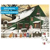 image:imageBuffalo Games  Charles Wysocki  Cocoa Break at the Copperfields  500 Piece Winter Jigsaw Puzzle for Adults Festive Christmas Puzzle with Poster Premium Holiday Artwork Finished 2125 x 1500