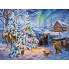 image:imageBuffalo Games  Darrell Bush  Woodland Christmas  1000 Piece Holiday Jigsaw Puzzle  Festive Puzzles for Adults  PrecisionCut Pieces Winter Artwork and Hours of Relaxing Fun