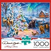 image:imageBuffalo Games  Darrell Bush  Woodland Christmas  1000 Piece Holiday Jigsaw Puzzle  Festive Puzzles for Adults  PrecisionCut Pieces Winter Artwork and Hours of Relaxing Fun