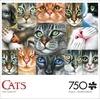 image:imageBuffalo Games  Irina GarmashovaCawton  Cats Closeup  750 Piece Jigsaw Puzzle for Adults Challenging Puzzle Perfect for Game Nights  Finished Size is 2400 x 1800