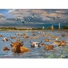 image:imageBuffalo Games  James Hautman  Cattle Crossing  1000 Piece Jigsaw Puzzle for Adults Challenging Puzzle Perfect for Game Nights  Finished Size is 2675 x 1975