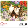 image:imageBuffalo Games  John Francis  Cat Flora  750 Piece Jigsaw Puzzle for Adults Challenging Puzzle Perfect for Game Nights  Finished Size is 2400 x 1800