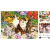 image:imageBuffalo Games  John Francis  Cat Flora  750 Piece Jigsaw Puzzle for Adults Challenging Puzzle Perfect for Game Nights  Finished Size is 2400 x 1800