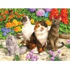 image:imageBuffalo Games  John Francis  Cat Flora  750 Piece Jigsaw Puzzle for Adults Challenging Puzzle Perfect for Game Nights  Finished Size is 2400 x 1800