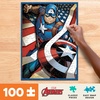 image:imageBuffalo Games  Marvel  Captain America The First Avenger  100 Piece Jigsaw Puzzle for Families Challenging Puzzle Perfect for Game Nights  Finished Size is 1500 x 1100