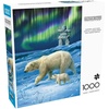 image:imageBuffalo Games  Northern Lights Bears  Hautman Brothers  1000 Piece Winter Jigsaw Puzzle Seasonal Puzzles for Adults  PrecisionCut Pieces Holiday Artwork and Hours of Relaxing Fun