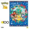 image:imageBuffalo Games  Pokmon  Alola Holiday Wreath  100 Piece Christmas Jigsaw Puzzle  Festive Puzzles for Kids and Families  PrecisionCut Pieces Winter Artwork and Relaxing Fun