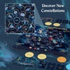 image:imageBuffalo Games  Starry Night Sky Game  Exploration Mission Based competative Sky Mapping Game  Goal Track Oriented Point System  Rich Board Layout with Unique Movement Rules