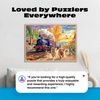 image:imageBuffalo Games 750 Piece Jigsaw Puzzle Angelo Bonito Racing The Train Made in USA Premium Recycled Board FullColor Poster Giftable Dog Days Art