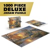 image:imageBuffalo Games Abraham Hunter Autumn Mist 1000 Piece Jigsaw Puzzle  Gold Collection  Puzzle for Adults  Poster Included  Calming Fall Scene