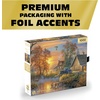 image:imageBuffalo Games Abraham Hunter Autumn Mist 1000 Piece Jigsaw Puzzle  Gold Collection  Puzzle for Adults  Poster Included  Calming Fall Scene