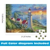 image:imageBuffalo Games Abraham Hunter Evening Watch Gold Collection Jigsaw Puzzle  500 Piece 2125 x 15 in  Bonus Poster Included  Precision Cut Pieces  Jigsaw Puzzles for Adults