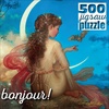 image:imageBuffalo Games Bonjour  Summer Night 500 Piece Puzzle  PrecisionCut Pieces Beautiful Artwork and Hours of Relaxing Fun