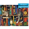 image:imageBuffalo Games Charles Wysocki  Frederick the Literate  750 Piece Puzzles for Adults 24 x 18 in Includes Poster  Cat Jigsaw Puzzle  Whimsical Library Scene amp Artist Illustration
