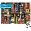 image:imageBuffalo Games Charles Wysocki  Frederick the Literate  750 Piece Puzzles for Adults 24 x 18 in Includes Poster  Cat Jigsaw Puzzle  Whimsical Library Scene amp Artist Illustration