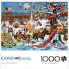 image:imageBuffalo Games Charles Wysocki  Small Town Scene  1000 Piece Jigsaw Puzzle  2675 x 1975 in  Secure Fit Pieces  Reference Poster  Charles Wysocki Winter Scene Puzzles