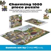 image:imageBuffalo Games Charles Wysocki Love 1000 Piece Jigsaw Puzzle  Silver Select Multicolor 2675 x 1975 in  Recycled Board  Poster Included  Expert Adult Jigsaw Puzzles