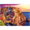 image:imageBuffalo Games Cinque Terre Sunset Jigsaw Puzzle  1000 Pieces Multicolor Rectangular 267 x 1975 in  1000 Piece Puzzle for Adults  FullSize Poster  Wall Display