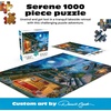 image:imageBuffalo Games Darrell Bush  Moonlight Lodge  1000 Piece Jigsaw Puzzle  Multicolor Rectangular  Includes Poster  1000 Piece Puzzle for Adults  Scenic LandscapeMoonlight Lodge