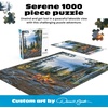 image:imageBuffalo Games Darrell Bush Room with a View Jigsaw Puzzle  1000 Pieces Includes Poster Ages 14  Jigsaw Puzzles for Adults  Scenic Landscape  Mountain Lake View