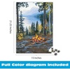 image:imageBuffalo Games Darrell Bush Room with a View Jigsaw Puzzle  1000 Pieces Includes Poster Ages 14  Jigsaw Puzzles for Adults  Scenic Landscape  Mountain Lake View