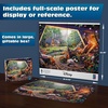 image:imageBuffalo Games Disney  Thomas Kinkade  Snow White amp the Seven Dwarfs  1000 Piece Jigsaw Puzzle  Blue Board 2675 x 1975 in  Thick Pieces amp Poster  Thomas Kinkade Artwork  Puzzles for Adults