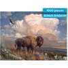 image:imageBuffalo Games Hautman Brothers Majestic Bison 1000 Piece Jigsaw Puzzle  Multicolor 2675 x 1975 in  Wildlife Landscape Relaxing Build  1000 Piece Puzzle for Adults  Adult Jigsaws