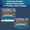 image:imageBuffalo Games La Jolla Cove Jigsaw Puzzle  1000 Piece Multicolor Rectangular  Poster Included Puzzles for Adults  Beach Scene Adult Activity  Jigsaw 1000 Pieces