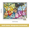 image:imageBuffalo Games Pokmon Eevee Evolutions Series 1 Jigsaw Puzzle  500 Piece Puzzle 2125 x 15 in  Precision Cut Pieces  Bonus Reference Poster  Eevee Evolutions Artwork with Sylveon amp UmbreonEevees Stained Glass
