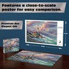 image:imageBuffalo Games Thomas Kinkade Windswept Cove 1000 Piece Jigsaw Puzzle  Silver Select 2675 x 1975 in  Puzzles for Adults Coastal Scene  Foil Accents  Reference Poster Included