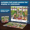 image:imageBuffalo Games Tracy Flickinger Garden Shed 1000 Piece Jigsaw Puzzle  Poster Included Multicolor  Adult Puzzles  Flower Art  Challenging for Adults