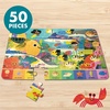 image:imageChuckle amp Roar Dinosaur Glow Floor Puzzle  50Piece 2 ft x 3 ft  GlowintheDark Dinosaur Bones amp Puzzles for Kids Ages 4  Oversized Interlocking Pieces for Small Hands  Family Game SetOcean Seek and Find