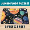 image:imageChuckle amp Roar Dinosaur Glow Floor Puzzle  50Piece 2 ft x 3 ft  GlowintheDark Dinosaur Bones amp Puzzles for Kids Ages 4  Oversized Interlocking Pieces for Small Hands  Family Game SetSpace Glow