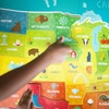 image:imageChuckle amp Roar USA Map Floor Puzzle  3 Ft x 2 Ft 50 States  Screen Free Play Puzzles for Kids Ages 46  Geography Learning Map of the United States  Portable Carry Box Educational Toys