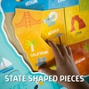 image:imageChuckle amp Roar USA Map Floor Puzzle  3 Ft x 2 Ft 50 States  Screen Free Play Puzzles for Kids Ages 46  Geography Learning Map of the United States  Portable Carry Box Educational Toys