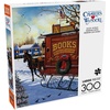 image:imageBuffalo Games  300 Piece Charles Wysocki Jigsaw Puzzle  Holiday Sleigh and Book Themed Puzzle  Great for Adults and Families